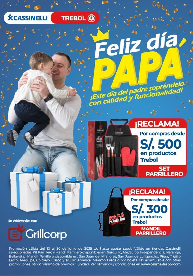 Celima papá parrillero