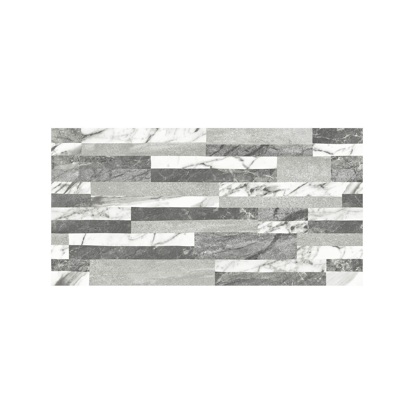CERÁMICO FACHALETA CAYALTI PLUS MIX GRIS BRILLO 30X60