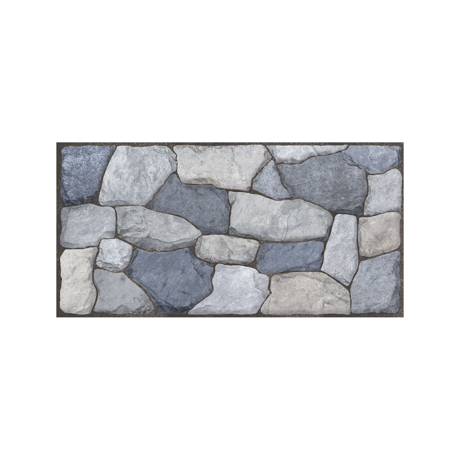 CERÁMICO FACHALETA YUNGAY NEW GRIS BRILLO 30X60