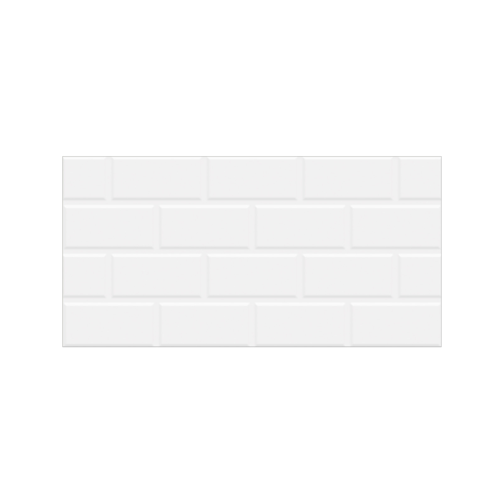 CERÁMICO MONOCOLOR MURO BRICK NEW BLANCO 30X60