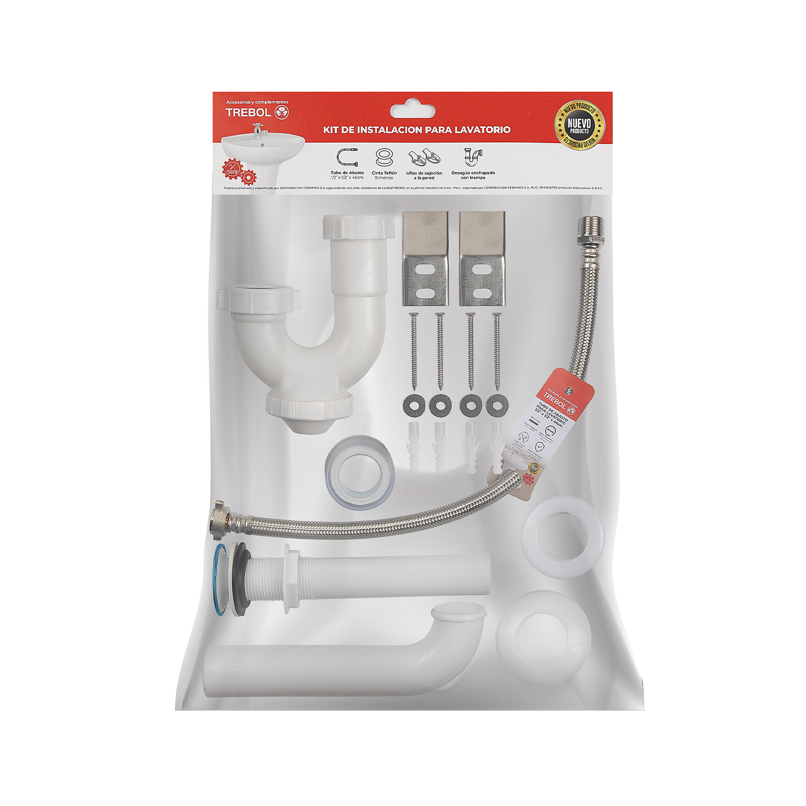 KIT DE INSTALACIÓN PLATINUM - MEDIO BAÑO
