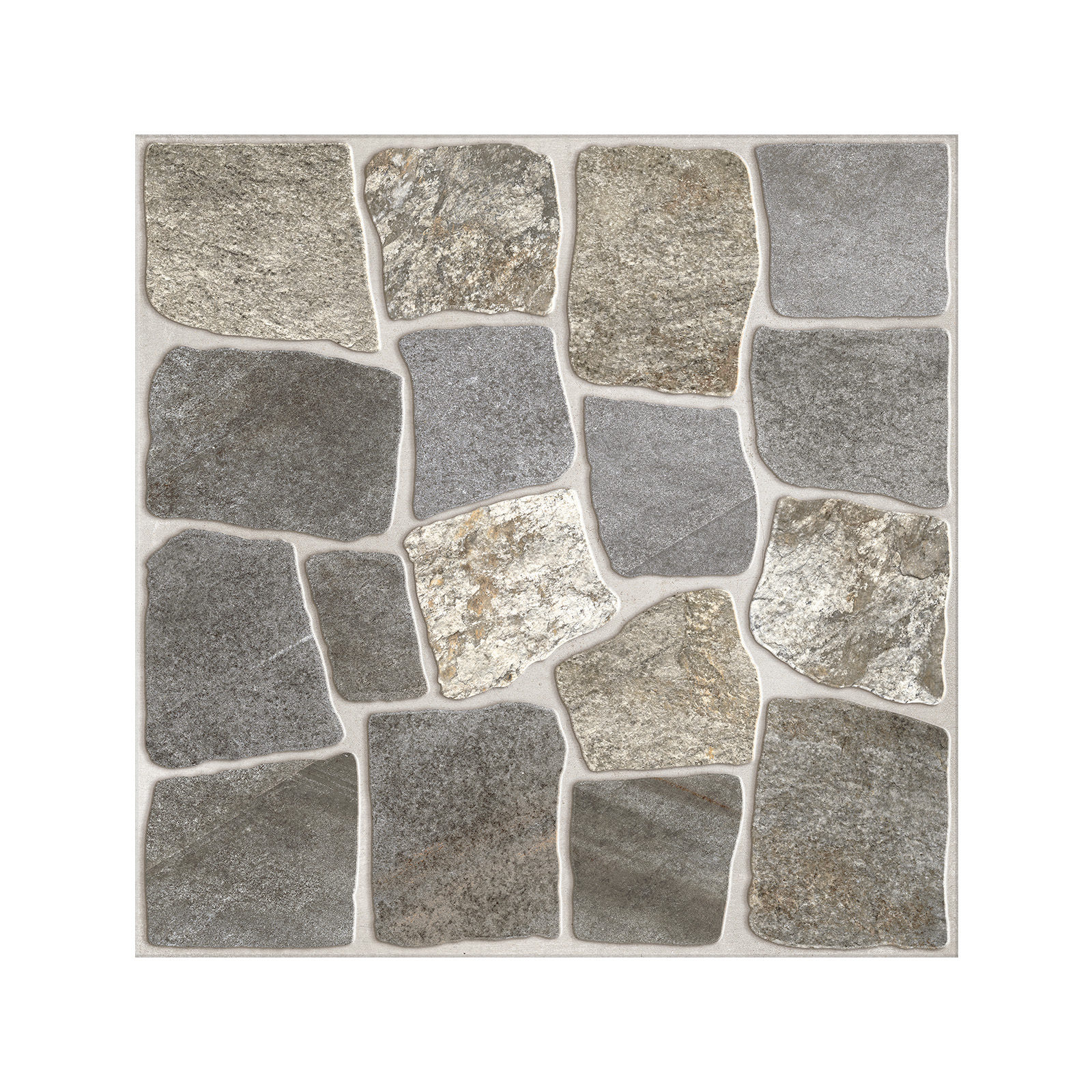 CERÁMICO EXTERIOR PISO LAJA NEW GRIS 45X45