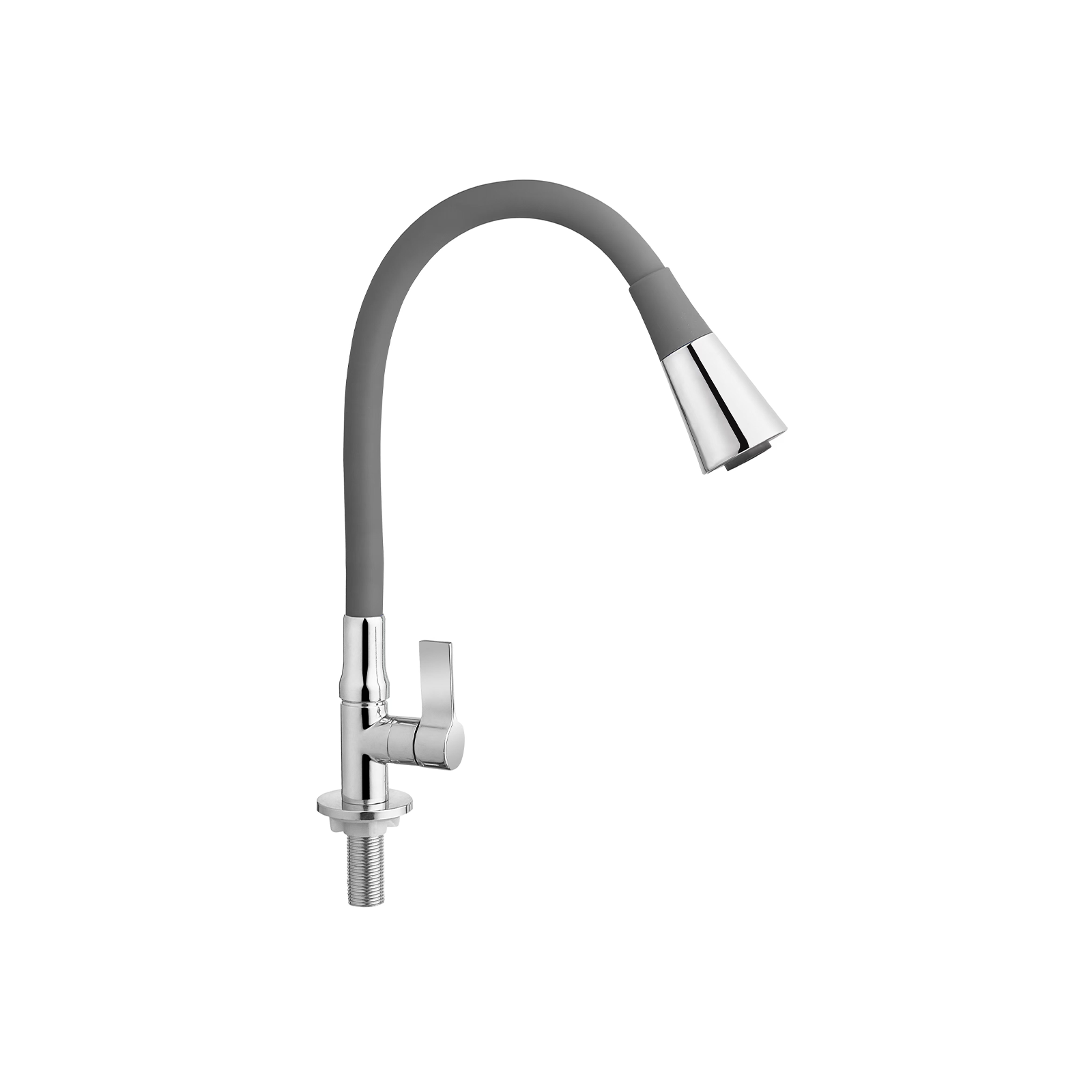 LLAVE PICO FLEXIBLE SAVONA GRIS MUEBLE