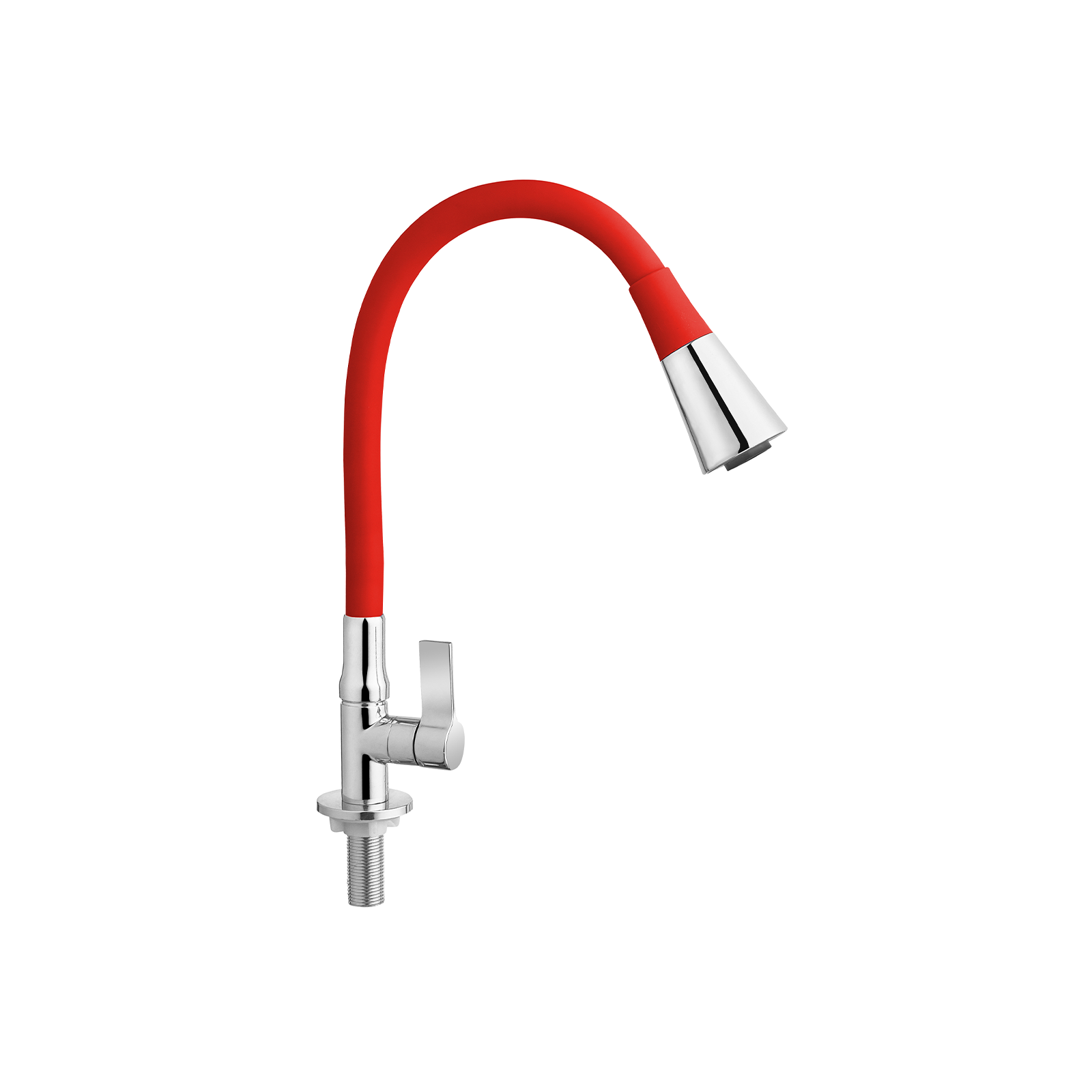 LLAVE PICO FLEXIBLE SAVONA ROJO MUEBLE