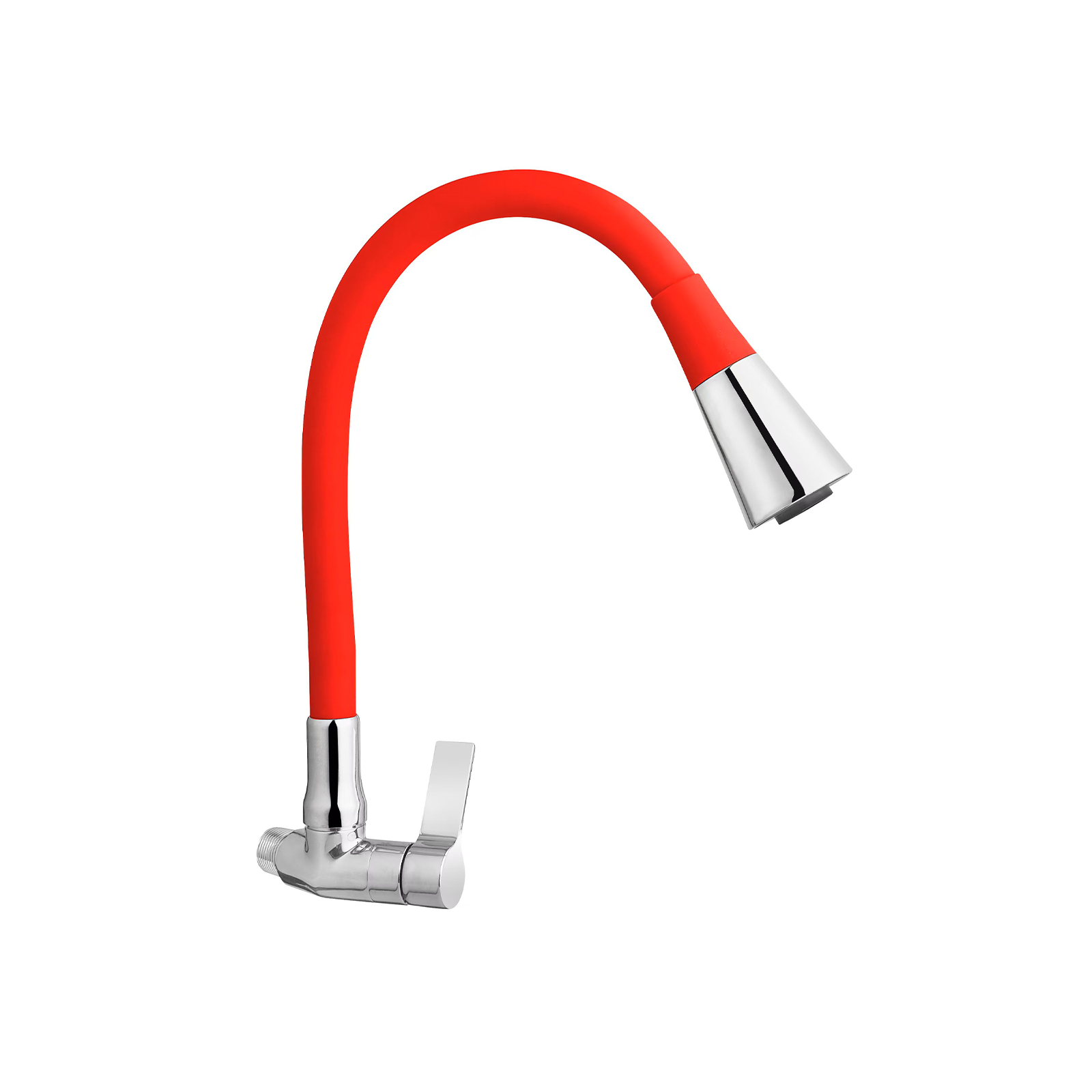 LLAVE PICO FLEXIBLE SAVONA ROJO PARED